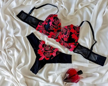 Ensemble Lingerie Victoria – Rouge