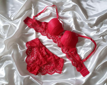Ensemble Lingerie Roxane Rouge